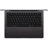 Apple MacBook Pro (14") 2024 CTO, Notebook schwarz, 64 GB, 4 TB (4 TB SSD), M4 Max, MacOS, Deutsch, Nanotexturglas