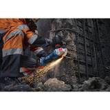 Bosch Akku-Winkelschleifer GWX 18V-11PS Professional solo, 18Volt blau/schwarz, ohne Akku und Ladegerät, X-LOCK-Klicksystem, Zusatzhandgriff 