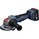 Bosch Professional Akku-Winkelschleifer GWX 18V-11PS Professional solo, 18Volt blau/schwarz, ohne Akku und Ladegerät, X-LOCK-Klicksystem, Zusatzhandgriff 