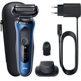Braun Series 6 61-B1200s, Rasierer schwarz/blau