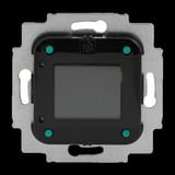 Busch-Jaeger Digital Audio Broadcasting Plus und Radio Stereo Radiowecker Unterputzmontage 8215 U-101 schwarz (glänzend), Retail