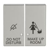 Busch-Jaeger Elektroniktaster zweiteilige Wippe mit Symbolik DND/MUR edelstahl, Retail