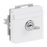 Busch-Jaeger Schutzkontakt Steckdosen Einsatz mit Schloss und erhöhtem Berührungsschutz weiß, Retail