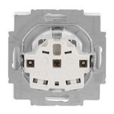 Busch-Jaeger Schutzkontakt Steckdosen Einsatz mit Schloss und erhöhtem Berührungsschutz weiß, Retail