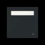 Busch-Jaeger Wippe mit Beschriftungsfeld mit Symbol Klingel schwarz, Retail