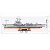 COBI Charles de Gaulle Aircraft Carrier (R91), Konstruktionsspielzeug Maßstab 1:300