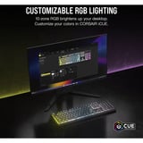 Corsair K55 CORE RGB, Gaming-Tastatur schwarz, DE-Layout, Rubberdome
