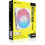 Corsair iCUE LINK RX120 RGB, Gehäuselüfter weiß, 120 mm