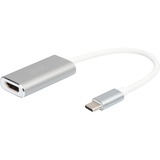 Digitus Adapter USB-C > HDMI, 4K weiß/silber, 20 cm