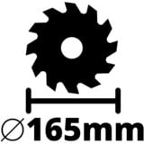 EINHELL Handkreissäge TC-CS 1250 rot/schwarz, 1.250 Watt