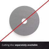 EINHELL Power X-Change Akku-Winkelschleifer TE-AG 18/125-2 Li Kit, 18Volt rot/schwarz, Li-Ion-Akku 4,0Ah