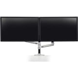 Ergotron LX Dual Monitor Arm, Monitorhalterung silber