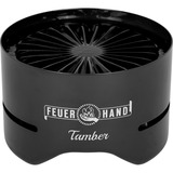 Feuerhand Tisch-Holzkohlegrill Tamber, Jet Black schwarz, Ø 20cm