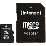 Intenso microSDHC 4 GB, Speicherkarte Class 10