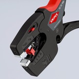 KNIPEX NexStrip Elektriker-Multiwerkzeug, Abisolier-Zange schwarz/rot