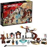 LEGO 71764 Ninjago Ninja-Trainingszentrum, Konstruktionsspielzeug mit Spinner-Spielzeug, Minifiguren Zane, Jay und Schlange, Meister des Spinjitzu