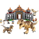 LEGO 76961 Jurassic World Angriff des T. rex und des Raptors auf das Besucherzentrum, Konstruktionsspielzeug 