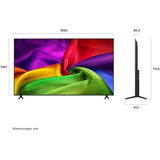 LG 85NU800B6LA.AEEQ, LED-Fernseher 215 cm (85 Zoll), schwarz, UltraHD/4K, Triple Tuner