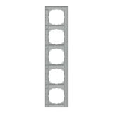 Merten Rahmen fünffach aluminium, Retail