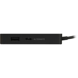 Microsoft USB-C Travel Hub, Dockingstation schwarz, HDMI, RJ-45, USB