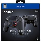 Nacon Revolution Unlimited Pro Controller, Gamepad schwarz, PlayStation 4, PC