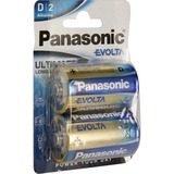 Panasonic EVOLTA Platinum D, Batterie 2 Stück, D