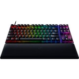 Razer Huntsman V2 TKL, Gaming-Tastatur schwarz, DE-Layout, Razer Linear Optical (Red)