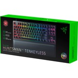 Razer Huntsman V2 TKL, Gaming-Tastatur schwarz, DE-Layout, Razer Linear Optical (Red)