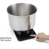 Wilfa MAX Küchenwaage KS2B-10 schwarz, bis 10 kg, Timer, USB-C