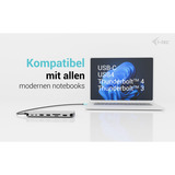 i-tec USB-C Metal Nano 3x Display Dock, Dockingstation aluminium, 2x HDMI, 1x USB-C Vvideo, Power Delivery 140W
