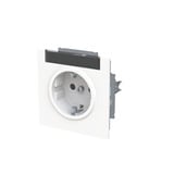 0 Schutzkontaktsteckdose Schutzkontakt Safety Plus weiß, Retail