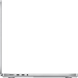 Apple MacBook Pro (14") 2021 CTO, Notebook silber, M1 Pro 16-Core GPU, macOS Monterey, Englisch International, 120 Hz Display, 512 GB SSD