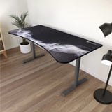 Arozzi Arena Gaming Desk, Gaming-Tisch gunmetal, Large - Gunmetal - Galaxy