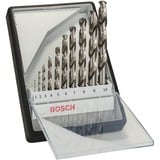 Bosch RobustLine HSS-Spiralbohrer-Satz, 135°, 10-teilig in Kassette