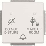 Busch-Jaeger Klingeltasteneinsatz Do Not Disturb Make Up Room, Taster weiß, Retail