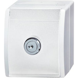 Busch-Jaeger Schutzkontakt-Steckdose mit Schloss Typ F CEE 7/3 weiß, Retail