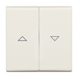 Busch-Jaeger Wippe zweiteilige Jalousieschalter weiß, Retail