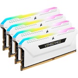 Corsair DIMM 32 GB DDR4-3600 (4x 8 GB) Quad-Kit, Arbeitsspeicher weiß, CMH32GX4M4D3600C18W, Vengeance RGB PRO SL, INTEL XMP