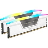 Corsair DIMM 32 GB DDR5-6000 (2x 16 GB) Dual-Kit, Arbeitsspeicher weiß, CMH32GX5M2B6000C40W, Vengeance RGB, INTEL XMP