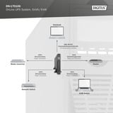 Digitus DN-170106 OnLine 6 kVA/6 kW, USV schwarz, Ohne Batterie, 2 Höheneinheiten