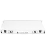 Digitus LWL Spleißbox, 1HE, bestückt, LC, OM4 grau