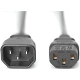 Digitus Netz-Verlängerungskabel schwarz, 5 Meter, Kaltgeräte-Buchse > Stecker