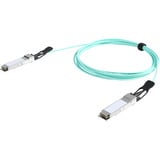 Digitus QSFP+ 40G Active Optical Kabel, 30 Meter hellblau