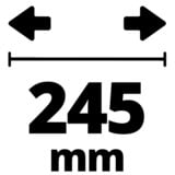 EINHELL Bandsäge TC-SB 245 L rot, 400 Watt