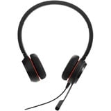 Jabra Evolve 30 II, Headset schwarz, Microsoft Teams-Version, 3,5 mm Klinkenstecker, USB C und USB A, Stereo