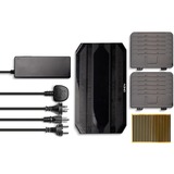 Lindy 10 Port USB-Ladestation schwarz, gleichzeitiges Laden von bis zu 10 Tablets und/oder Smartphones