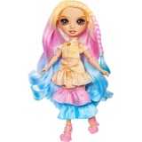 MGA Entertainment Rainbow High Watercolor & Create DIY Modepuppe - Braune Augen 