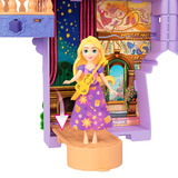 Mattel Disney Prinzessin Rapunzel kleines Puppenhaus Schloss mit Puppe und Zubehör 