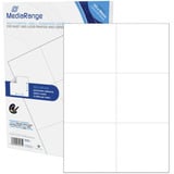 MediaRange Universal-Etiketten, haftend, 105 x 99 mm, weiß, 300 Etiketten 