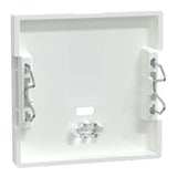 Merten Zentralplatte Zugschalter Ausführung glänzend mit Kontrollfenster, Abdeckung weiß (glänzend), Retail